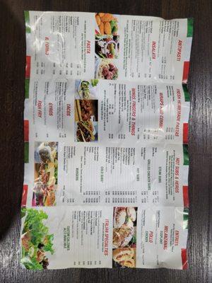 menu front