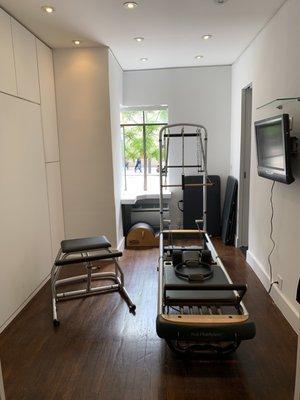 Private room with all Modern Pilates equipment.