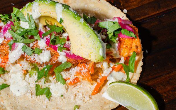 Limited Time Only - October Taco of the Month - The Baja Salmon