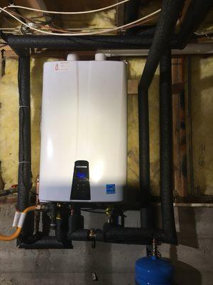 Navien tankless