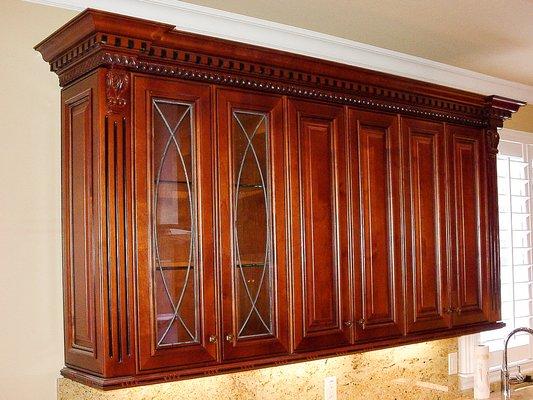 Kitchen Upper Cabinet created by Creative Cabinets & Design