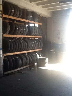 so many tires!