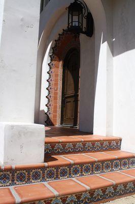 Malibu, Catalina, Batchelder, Restoration,Reproduction and custom tile works.                                  Studio City CA.