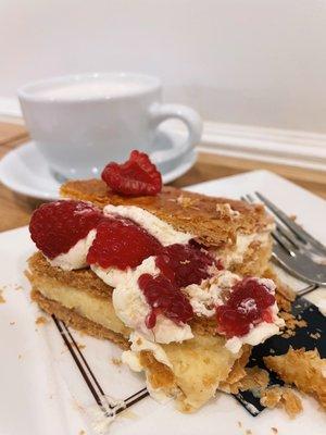 Mille - Feuille-was a bit underwhelming. Neither the cream nor the crust had a lot of flavor but the crust was nice and flaky. 5/10