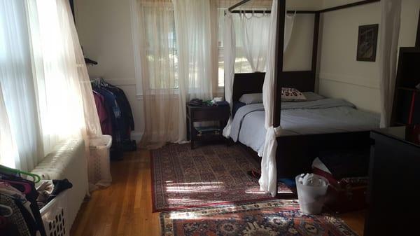 Bedroom at apartment rented through greenline