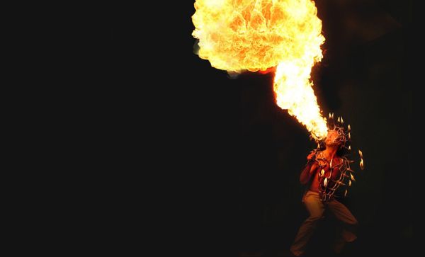 MizLizEvents.com Juggling Fire at Your Corporate Event