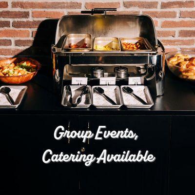 Optional Catering packages make the most of your next event