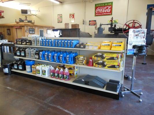 Trailer accessories, RV supplies, and oil all in one stop!