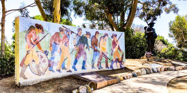 Mormon Battalion mural