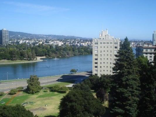 View of Lake Merritt from our conference room.