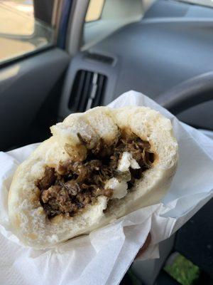 Picked vegetable pork bun 梅菜肉包