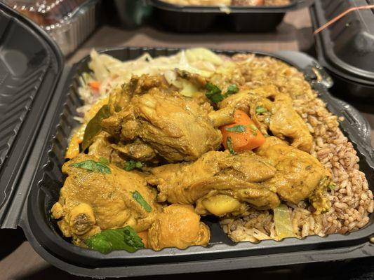 Curry Chicken was really fire.