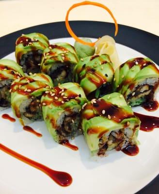 Green dragon roll