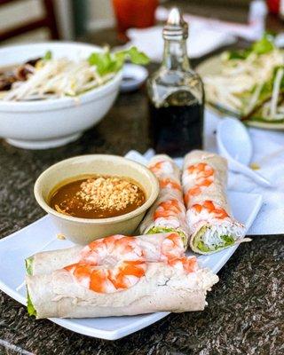 A6. Fresh Spring Rolls Pork and Shrimp