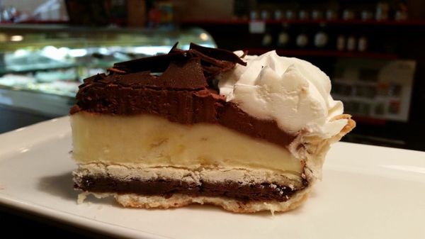 Chocolate banana cream pie.