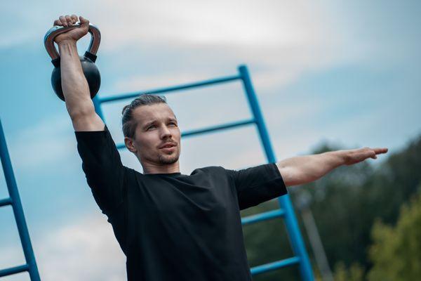 Kettlebell for at-home workout