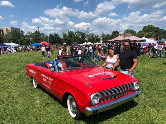 Chris Carucci State Farm insurance agent Car event