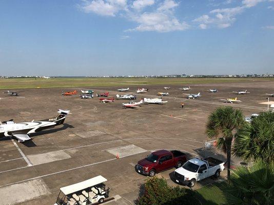 Some of the participants at the Galveston Island 150 air race held September 30th, 2017.