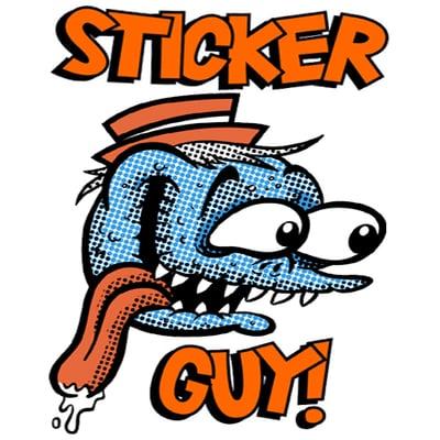 the original STICKER GUY! 
stickin' since 1993