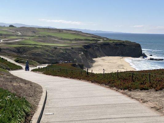 "Trail" to the beach