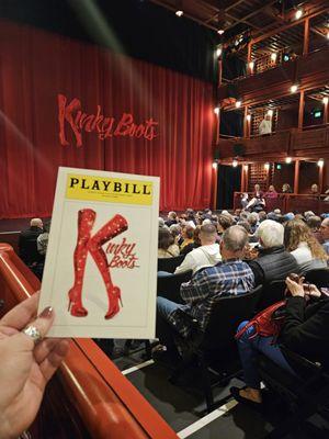 3/28/2024 - Kinky Boots was such an amazing production! So much fun in the Winningstad Theater.