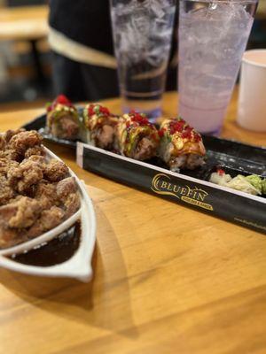 Bluefin Lakeway & Crispy Rice Plate - Chicken Karaage (original or cajun)