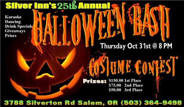 25th Annual Halloween Bash &Costume Party!