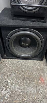 12" subwoofeet