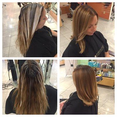 Balayage and hair cut with Samantha!