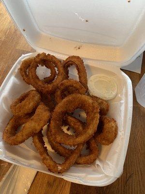 Onion Rings (asked for a side of ranch)