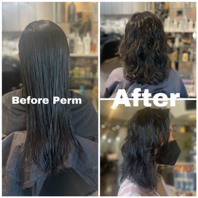 Women's Beach wave perm