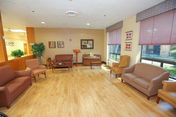 Our therapy room is large and clean, well-lit and welcoming.