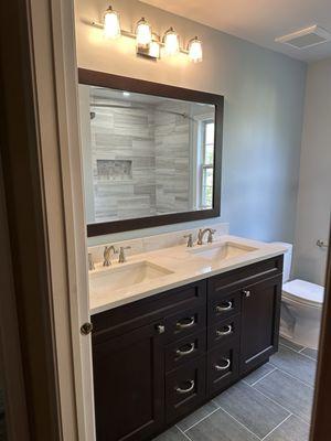 Hall bathroom renovation