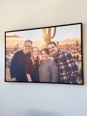 Family photo framed by Paradise Picture Frame Peoria