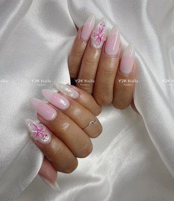 Call or Text :(626)-796-9999.  GelX with design #korean nail art#apresgelx #gelbuilder #nailart #pedicure #japanesegel #naildesign