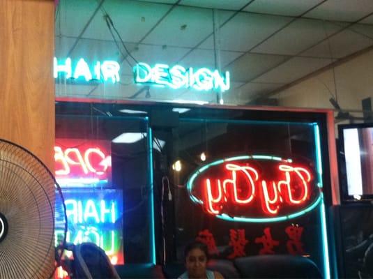 Hair design sign