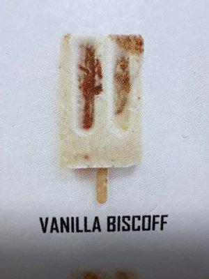 Vanilla Biscoff popsicle