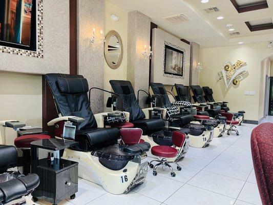 Pedicure stations