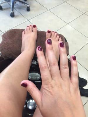 Mani/pedi day! I love this place