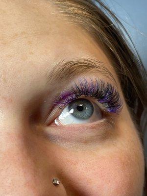 Colored Lash Extensions