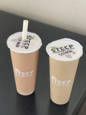 Hokkaido Milk Tea & Smoked Oolong Milk Tea