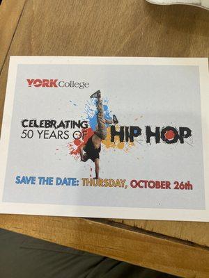 The Fresh Spot at York College celebrating 50 years of Hip Hop October 26, 2023.