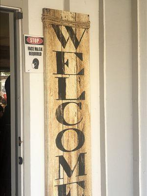 Very Welcoming entrance!