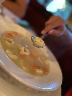 Tortellini soup