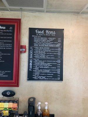 Food menu