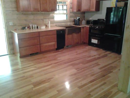 wood floor installation