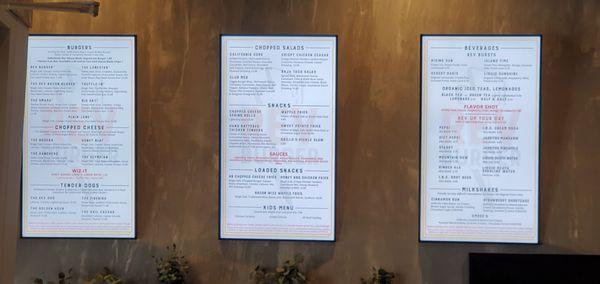 Menus