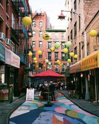 Beautiful and culturally-rich Chinatown street just around the corner from the store!