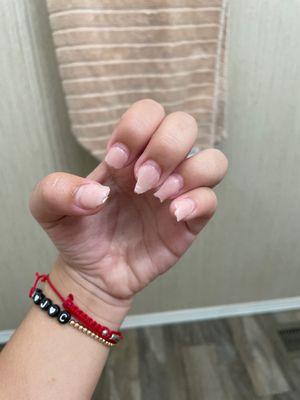 Nails once they broke -