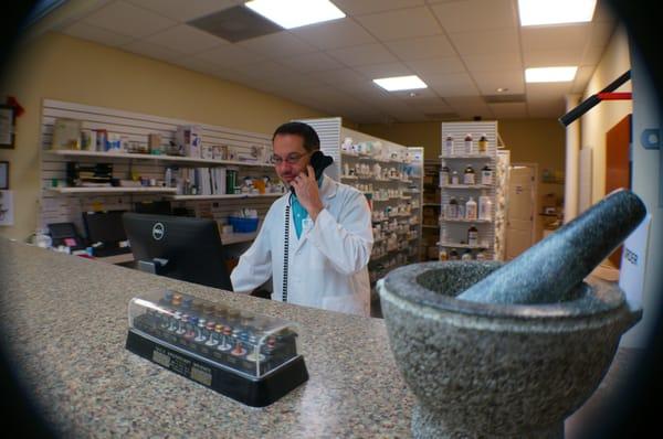 Pharmacist Brad Esposito, one of the most efficient pharmacist in South Tampa, he is also the nicest person you will ever meet. :)